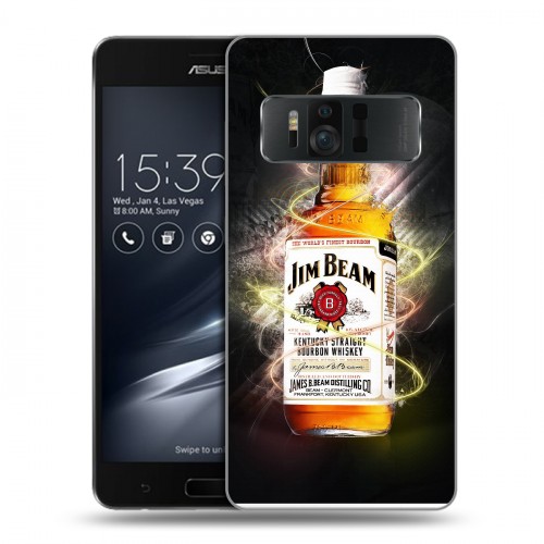 Дизайнерский силиконовый чехол для ASUS ZenFone AR Jim Beam