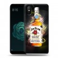 Дизайнерский силиконовый чехол для Xiaomi Mi A2 Jim Beam