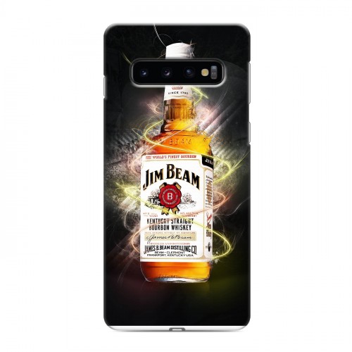 Дизайнерский силиконовый чехол для Samsung Galaxy S10 Jim Beam