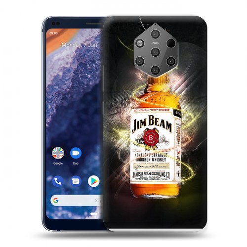 Дизайнерский силиконовый чехол для Nokia 9 PureView Jim Beam