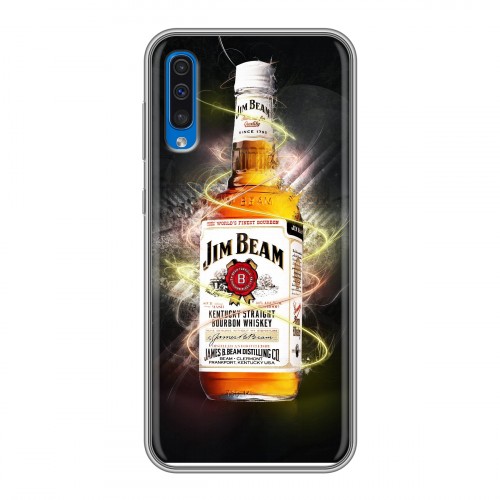 Дизайнерский силиконовый чехол для Samsung Galaxy A50 Jim Beam