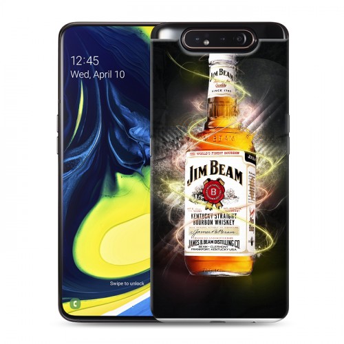 Дизайнерский пластиковый чехол для Samsung Galaxy A80 Jim Beam