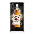 Дизайнерский силиконовый с усиленными углами чехол для Vivo V17 Neo Jim Beam