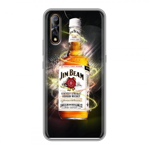 Дизайнерский силиконовый с усиленными углами чехол для Vivo V17 Neo Jim Beam