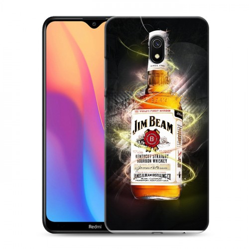 Дизайнерский силиконовый с усиленными углами чехол для Xiaomi RedMi 8A Jim Beam