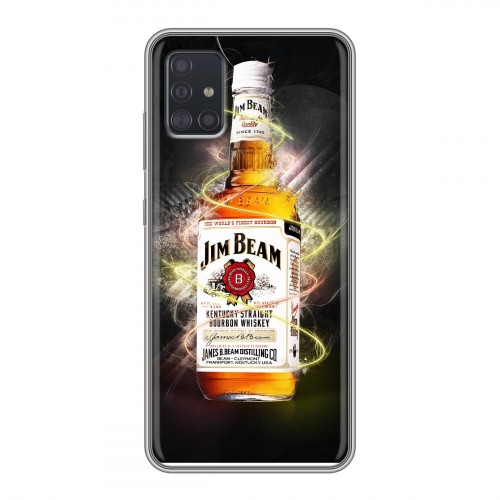 Дизайнерский силиконовый чехол для Samsung Galaxy A51 Jim Beam