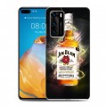 Дизайнерский пластиковый чехол для Huawei P40 Jim Beam