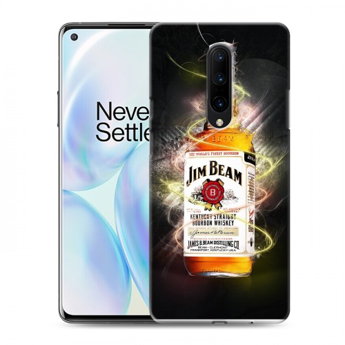 Дизайнерский силиконовый чехол для OnePlus 8 Jim Beam