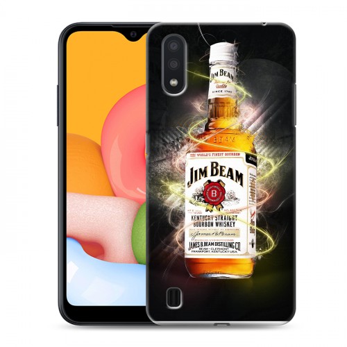 Дизайнерский силиконовый чехол для Samsung Galaxy M01 Jim Beam