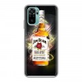 Дизайнерский силиконовый чехол для Xiaomi RedMi Note 10 Jim Beam