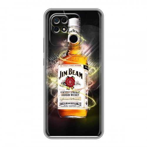 Дизайнерский силиконовый чехол для Xiaomi Redmi 10C Jim Beam