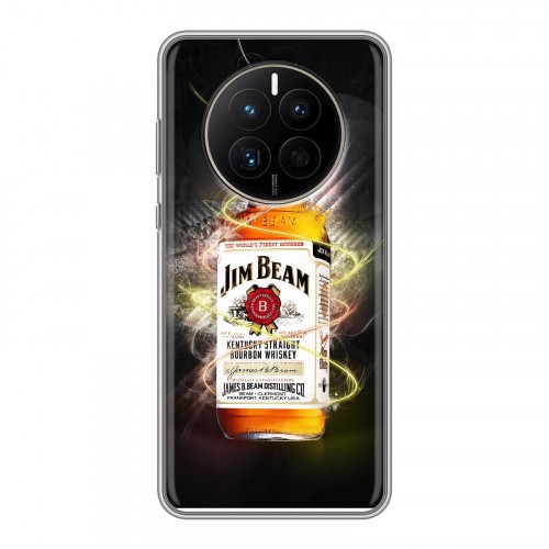 Дизайнерский силиконовый с усиленными углами чехол для Huawei Mate 50 Jim Beam