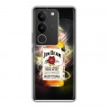 Дизайнерский силиконовый с усиленными углами чехол для Vivo V29 Jim Beam