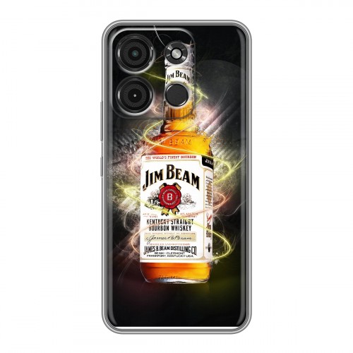 Дизайнерский силиконовый чехол для Itel A60s Jim Beam