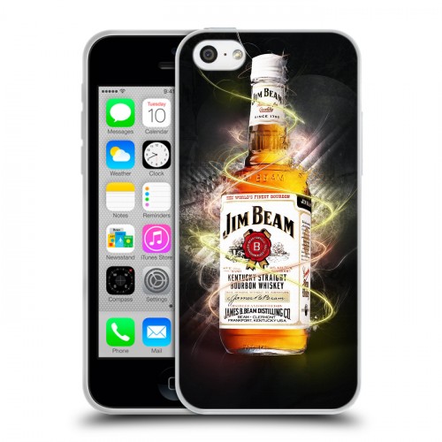 Дизайнерский пластиковый чехол для Iphone 5c Jim Beam