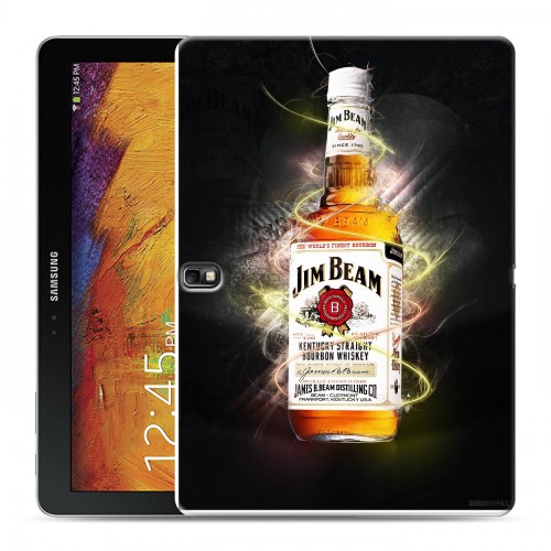 Дизайнерский силиконовый чехол для Samsung Galaxy Note 10.1 2014 editon Jim Beam