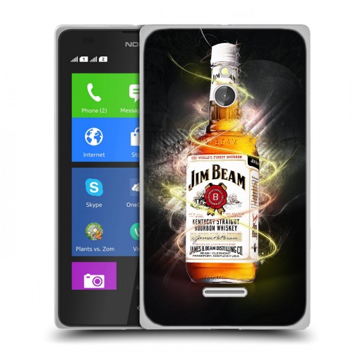 Дизайнерский силиконовый чехол для Nokia XL Jim Beam