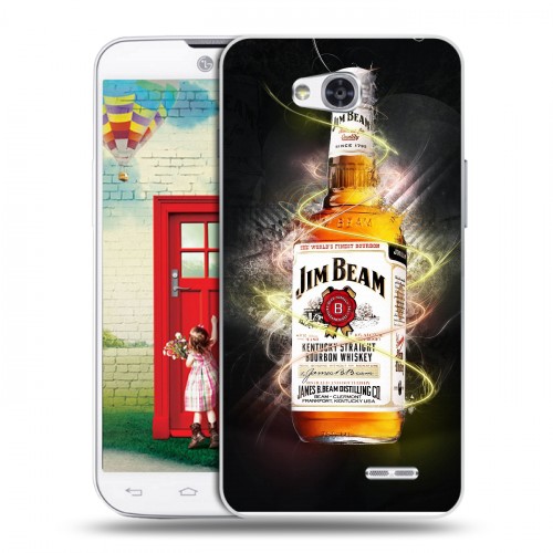 Дизайнерский пластиковый чехол для LG L80 Jim Beam