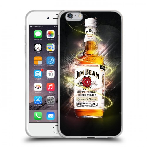 Дизайнерский силиконовый чехол для Iphone 6 Plus/6s Plus Jim Beam