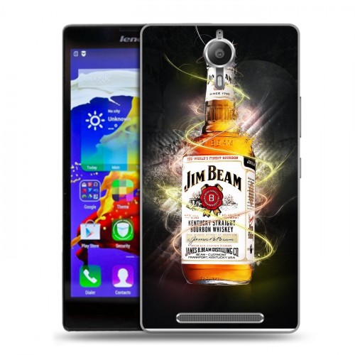 Дизайнерский пластиковый чехол для Lenovo P90 Jim Beam