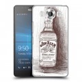 Дизайнерский пластиковый чехол для Microsoft Lumia 950 Jim Beam