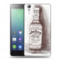 Дизайнерский силиконовый чехол для Lenovo A6010 Jim Beam