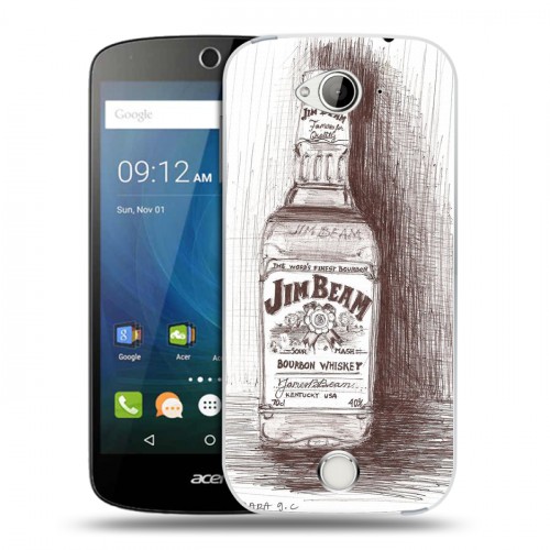 Дизайнерский силиконовый чехол для Acer Liquid Z530 Jim Beam