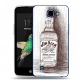 Дизайнерский пластиковый чехол для LG K4 Jim Beam