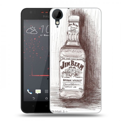 Дизайнерский пластиковый чехол для HTC Desire 825 Jim Beam