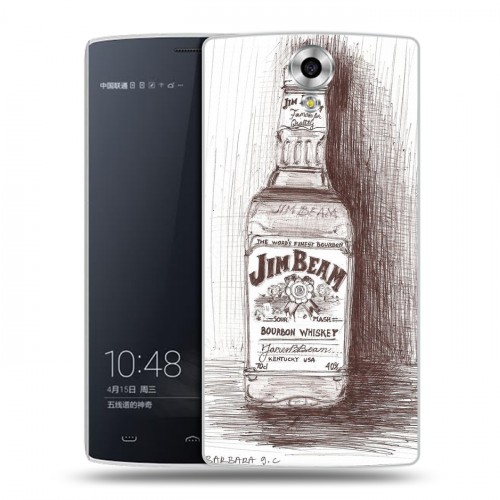 Дизайнерский силиконовый чехол для Homtom HT7 Jim Beam