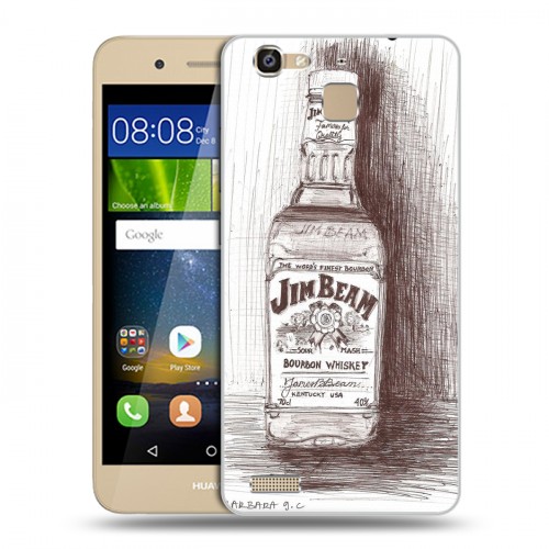 Дизайнерский пластиковый чехол для Huawei GR3 Jim Beam