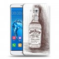 Дизайнерский пластиковый чехол для Huawei Nova Plus Jim Beam