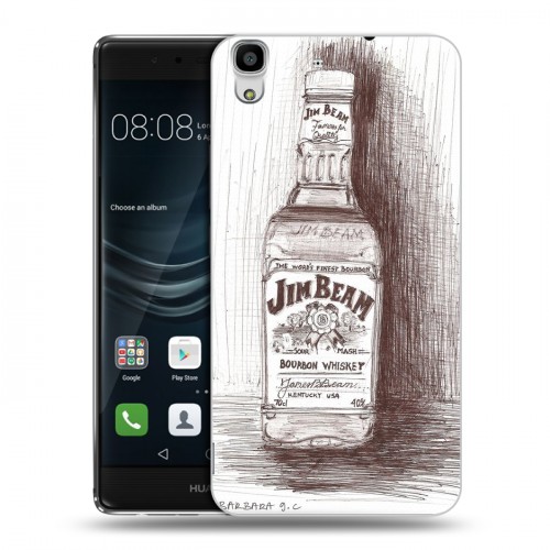 Дизайнерский пластиковый чехол для Huawei Y6II Jim Beam