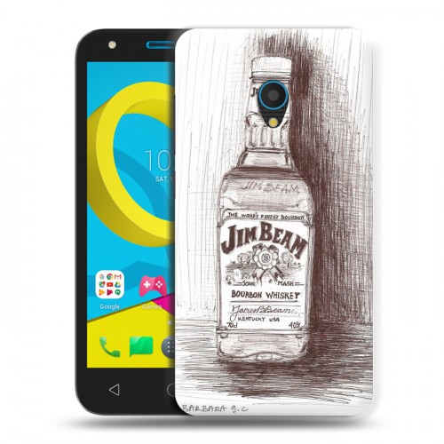 Дизайнерский пластиковый чехол для Alcatel U5 Jim Beam