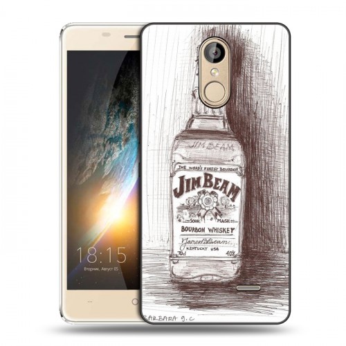 Дизайнерский силиконовый чехол для BQ Bond Jim Beam