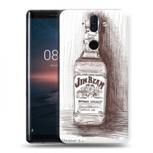 Дизайнерский пластиковый чехол для Nokia 8 Sirocco Jim Beam