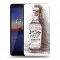 Дизайнерский силиконовый чехол для Nokia 2.1 Jim Beam