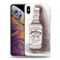 Дизайнерский силиконовый чехол для Iphone Xs Max Jim Beam