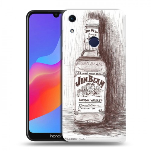 Дизайнерский пластиковый чехол для Huawei Honor 8A Jim Beam