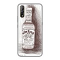 Дизайнерский силиконовый с усиленными углами чехол для Vivo V17 Neo Jim Beam