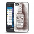 Дизайнерский пластиковый чехол для BlackBerry Z10 Jim Beam