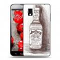 Дизайнерский пластиковый чехол для LG Optimus G Jim Beam