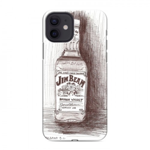 Дизайнерский силиконовый чехол для Iphone 12 Jim Beam