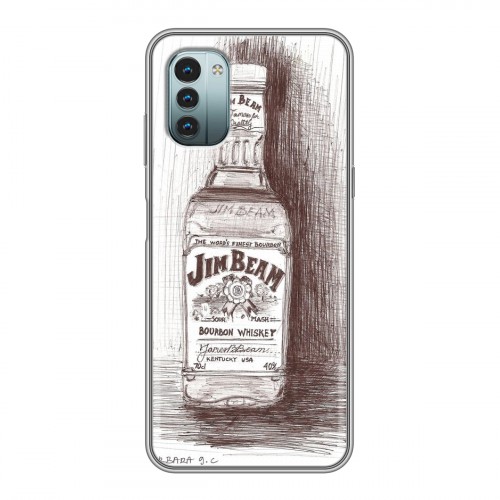 Дизайнерский силиконовый чехол для Nokia G11 Jim Beam