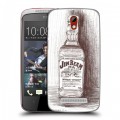 Дизайнерский пластиковый чехол для HTC Desire 500 Jim Beam