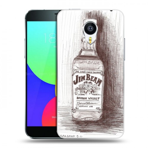 Дизайнерский пластиковый чехол для Meizu MX4 Pro Jim Beam