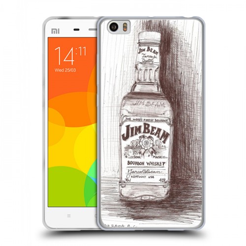 Дизайнерский силиконовый чехол для Xiaomi Mi Note Jim Beam