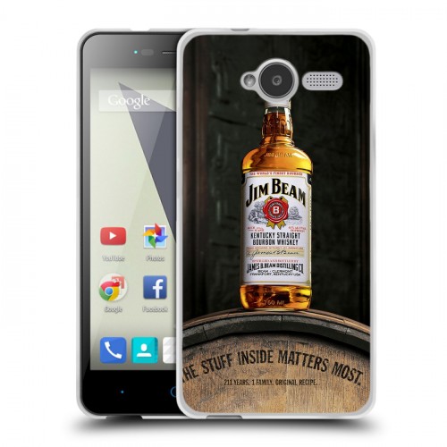 Дизайнерский пластиковый чехол для ZTE Blade L3 Jim Beam