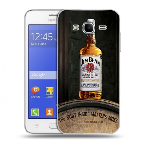 Дизайнерский силиконовый чехол для Samsung Galaxy J7 Jim Beam