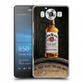 Дизайнерский пластиковый чехол для Microsoft Lumia 950 Jim Beam